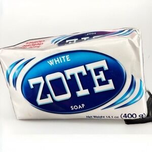 ZOTE White Laundry Soap Bar 14.1-oz Eco-Friendly Stain Remover with Fresh Scent